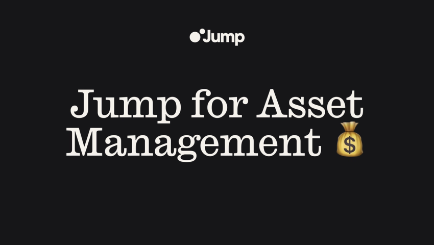 Jump for asset management and distribution teams