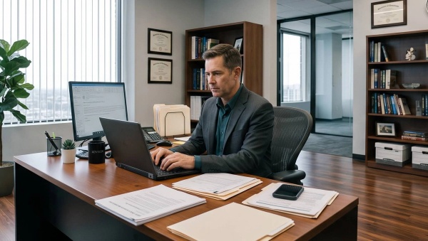 A financial advisor automating their email.