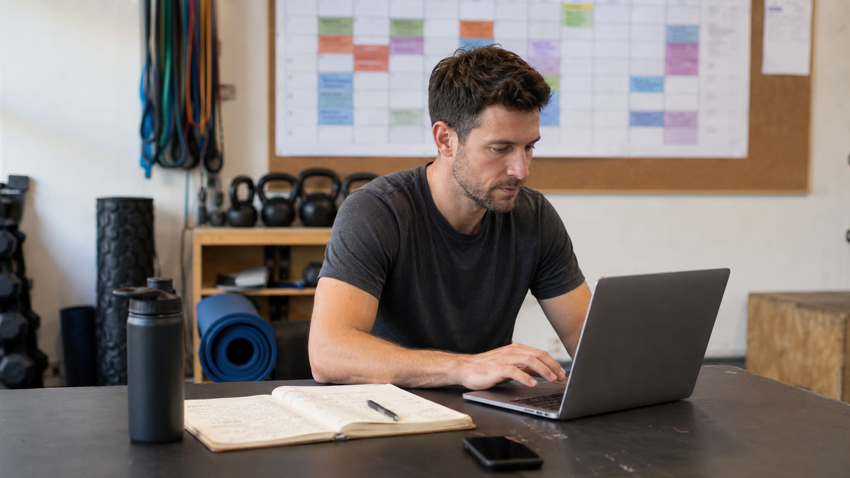 Fitness trainer using ChatGPT to write a fitness class description