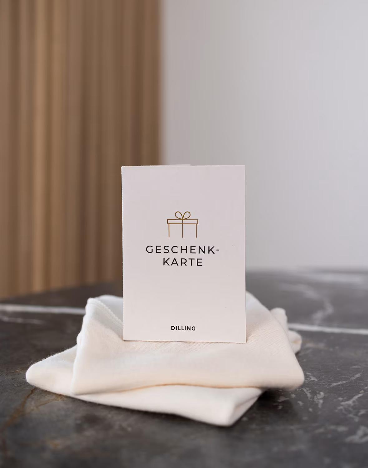 Geschenkgutschein DILLING