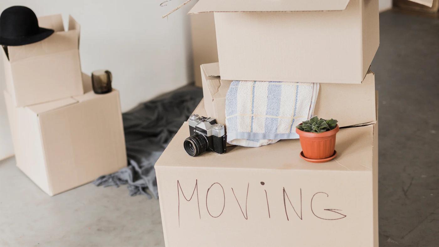Ready to move carton boxes