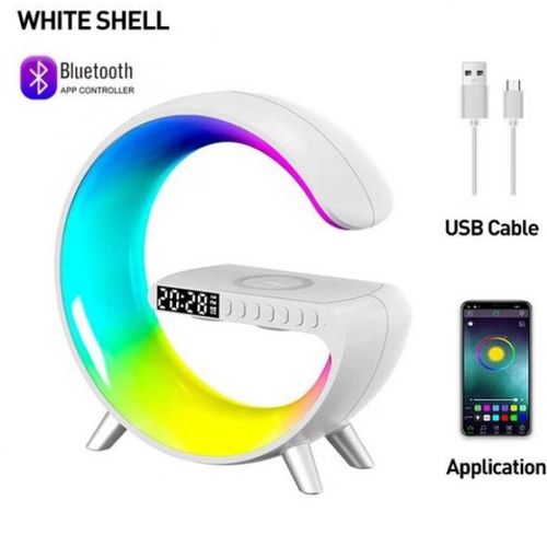 Lampe LED - haut-parleur Bluetooth - chargeur sans fil thumbnail 4