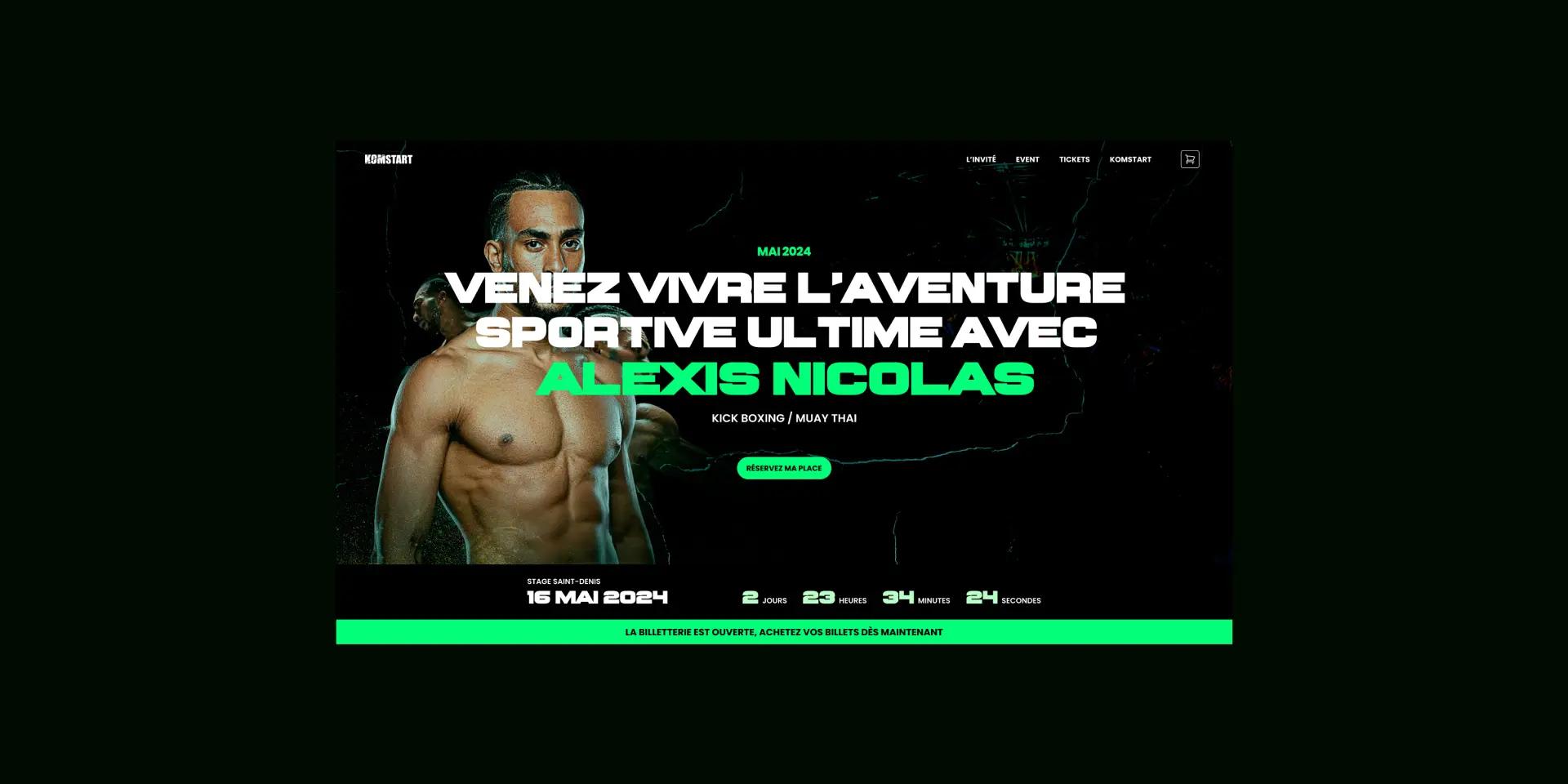 Landing page