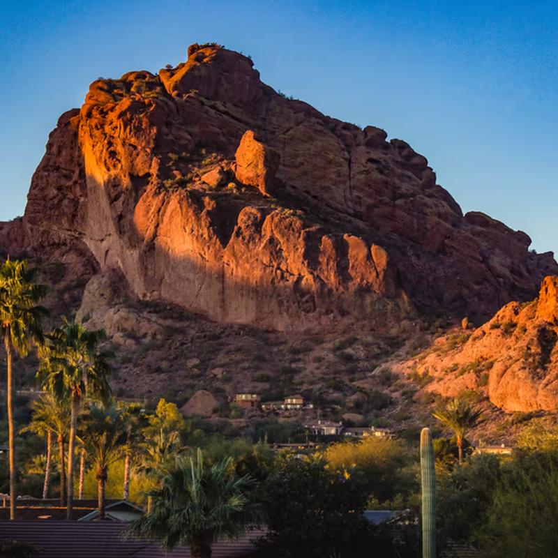 Camelback Mountain in Paradise Valley, Arizona