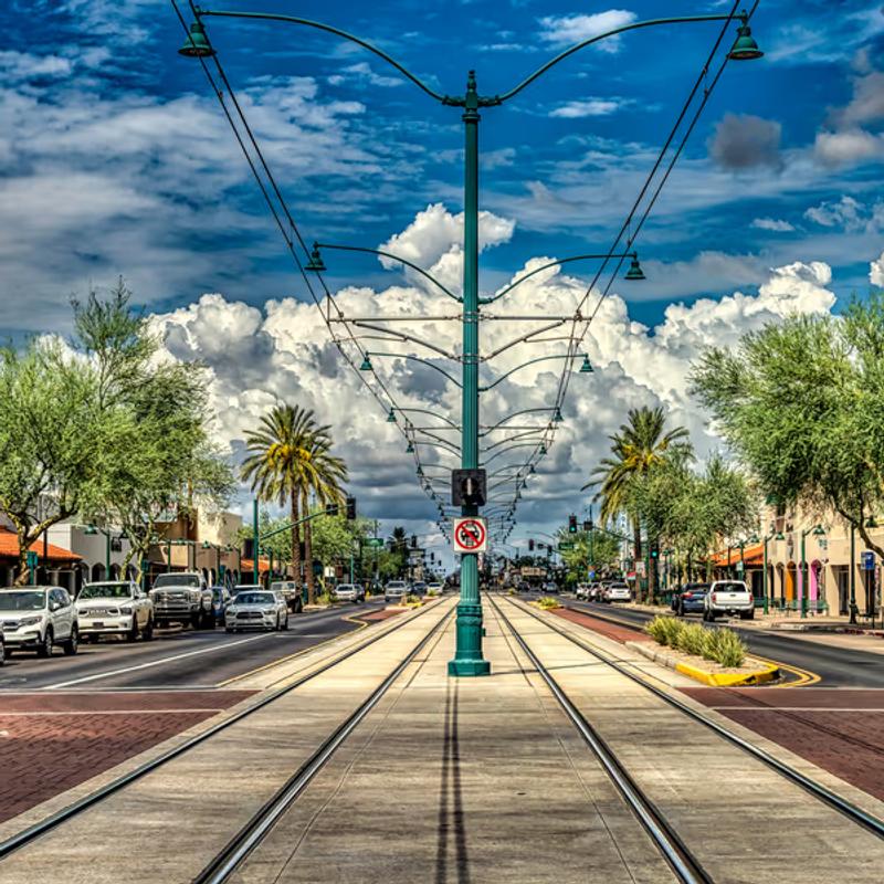 Downtown in Mesa, Arizona