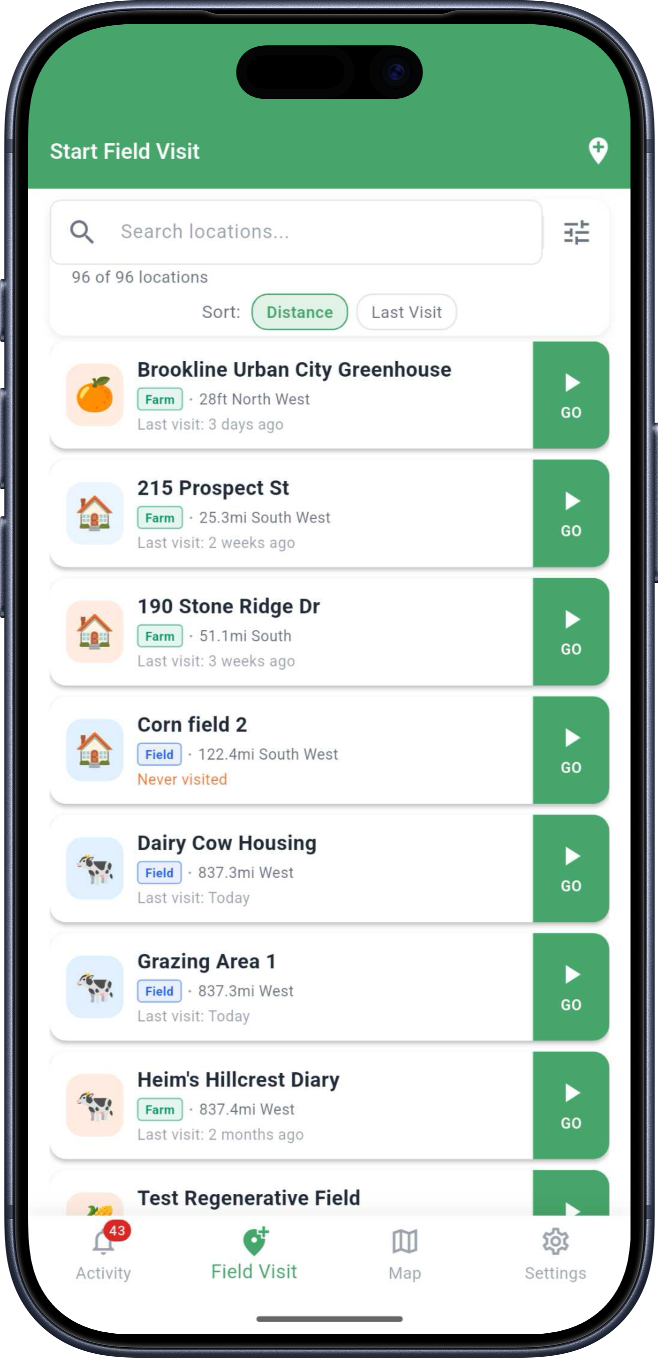 PropelMapper field visit app