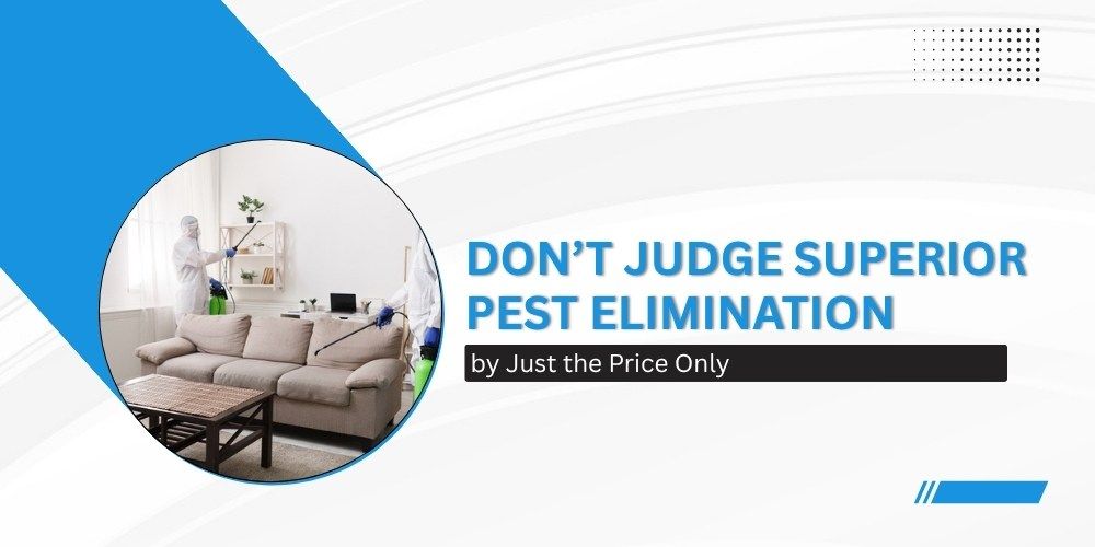 Don’t Judge Superior Pest Elimination by Just the Price Only
