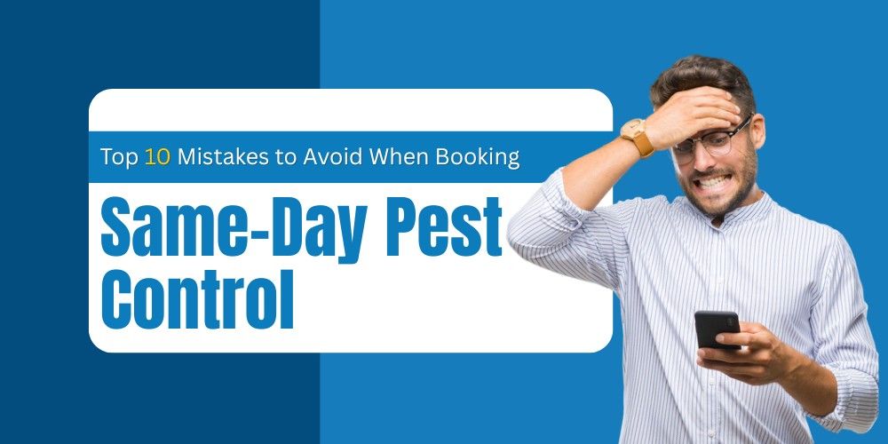 Top 10 Mistakes to Avoid When Booking Same-Day Pest Control