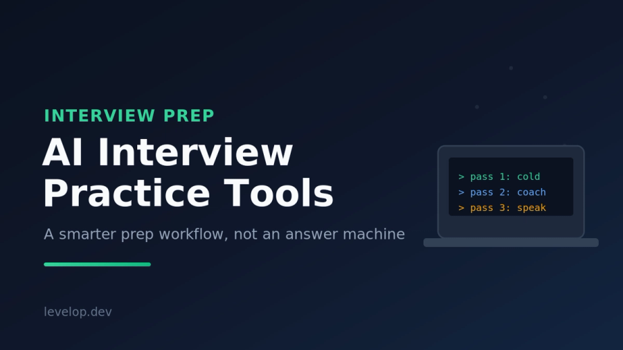 AI interview practice tools workflow for coding interview prep
