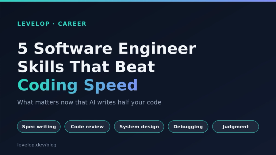 5 software engineer skills that beat coding speed in 2026