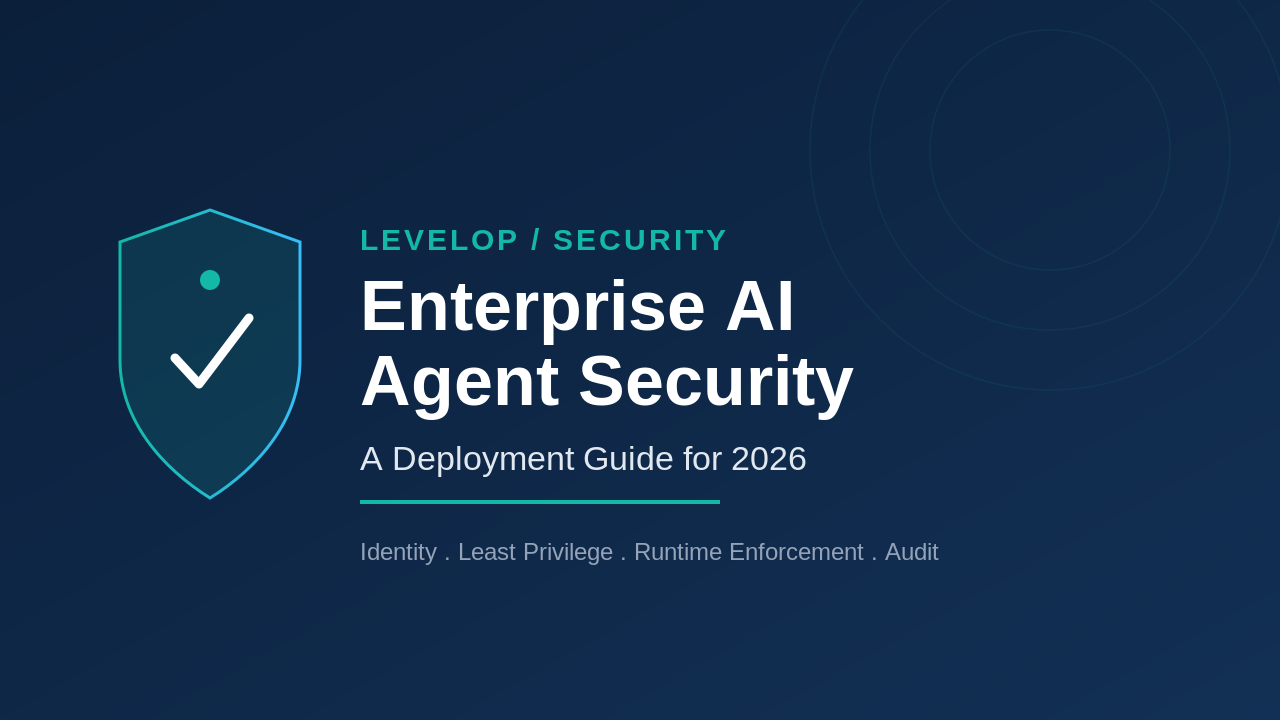 Enterprise AI Agent Security: A Deployment Guide for 2026