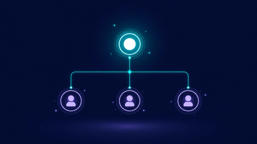 Supervisor agent coordinating subagents in a hierarchical architecture