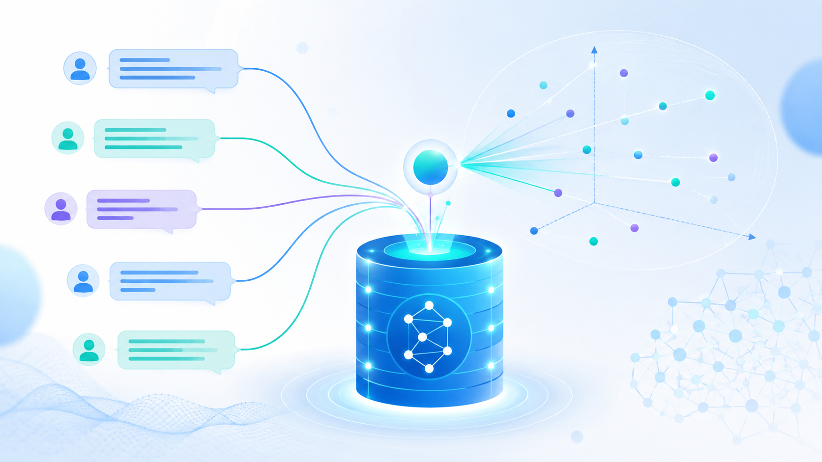 Semantic caching for LLMs: differently worded queries converge into one matching vector in a cache