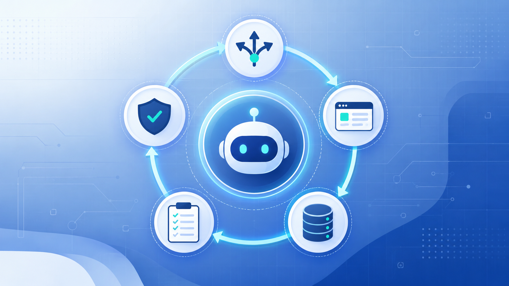 Agentic AI architecture: an AI agent loop with tool routing, context, memory, planning and error recovery