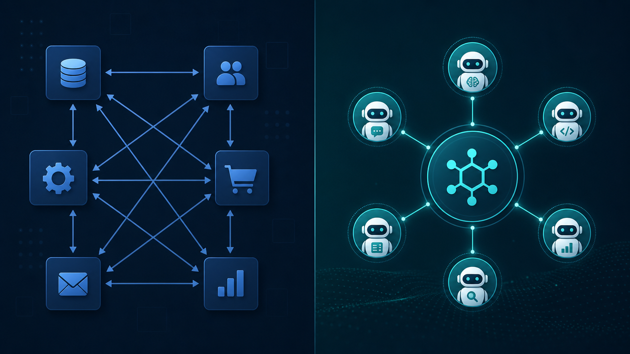 MCP vs REST API architecture comparison