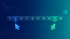 Two Pointers pattern illustration showing two arrow cursors on a sorted array