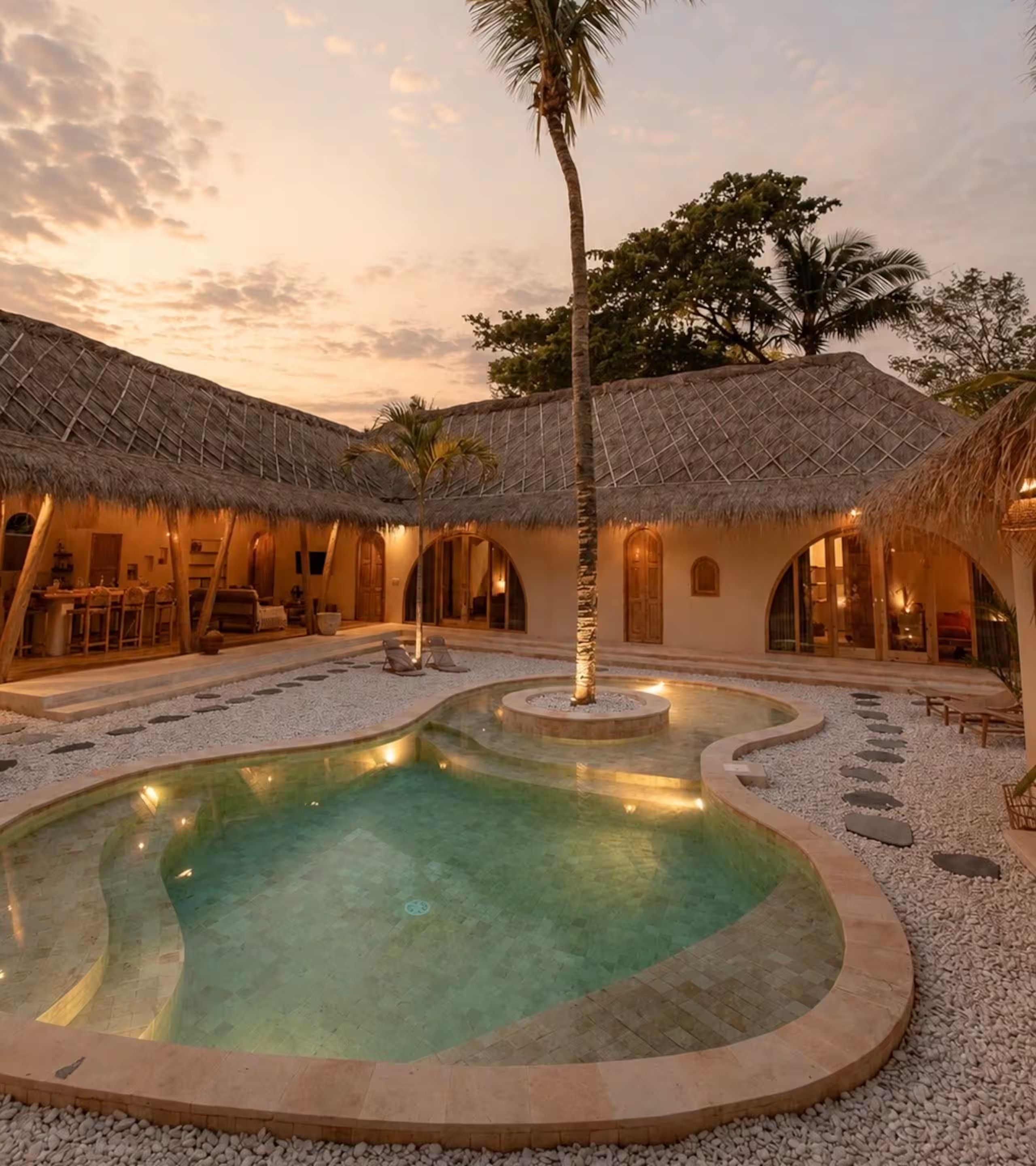 Keluarga villa exterior