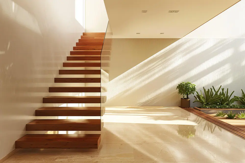 แบบบันไดบ้านลอยโมเดิร์น