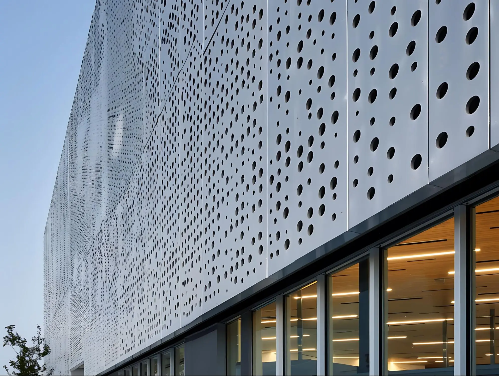 perforated-steel-facade facade เหล็กฉลุ ตะแกรงเหล็ก