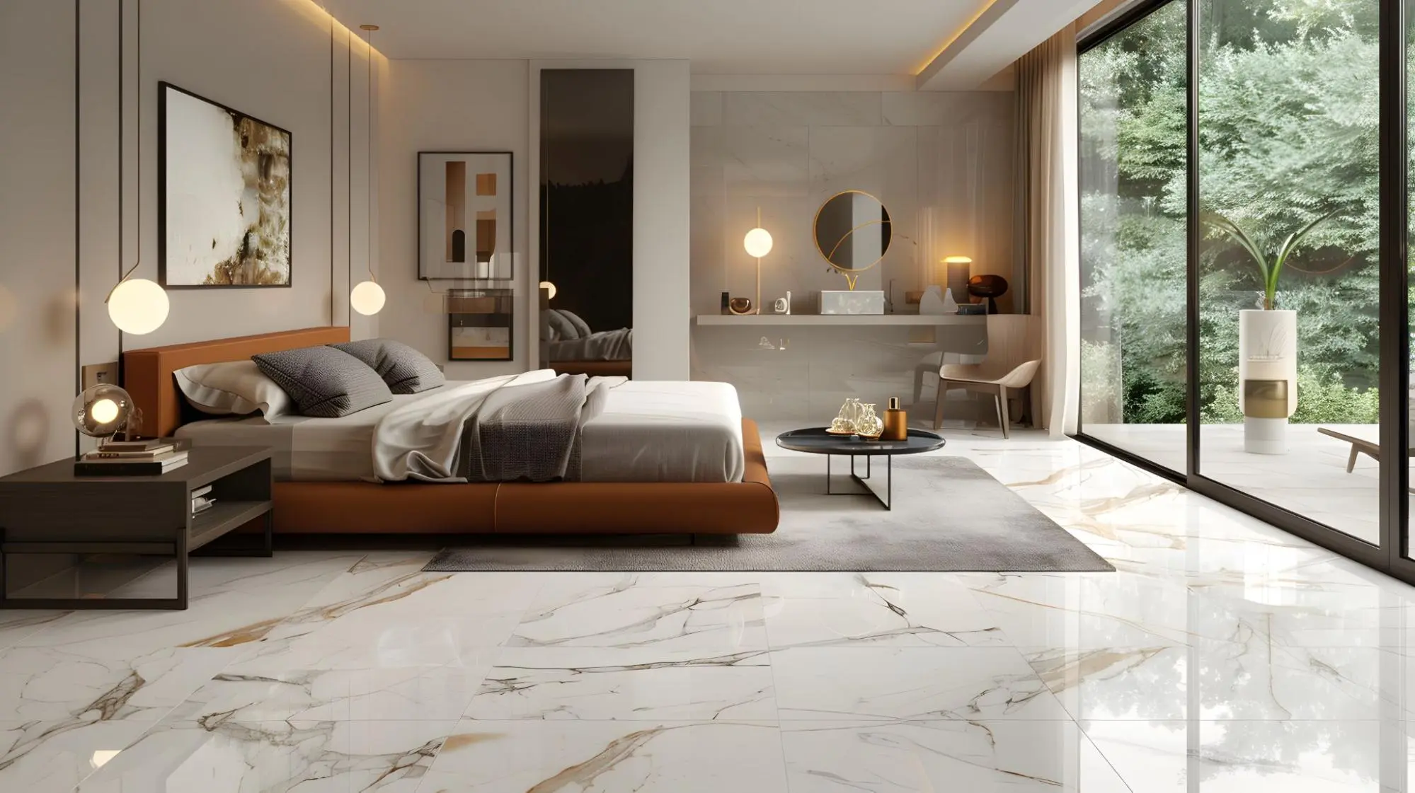 bedroom-flooring-luxury-marble กระเบื้องปูพื้นห้องนอน
