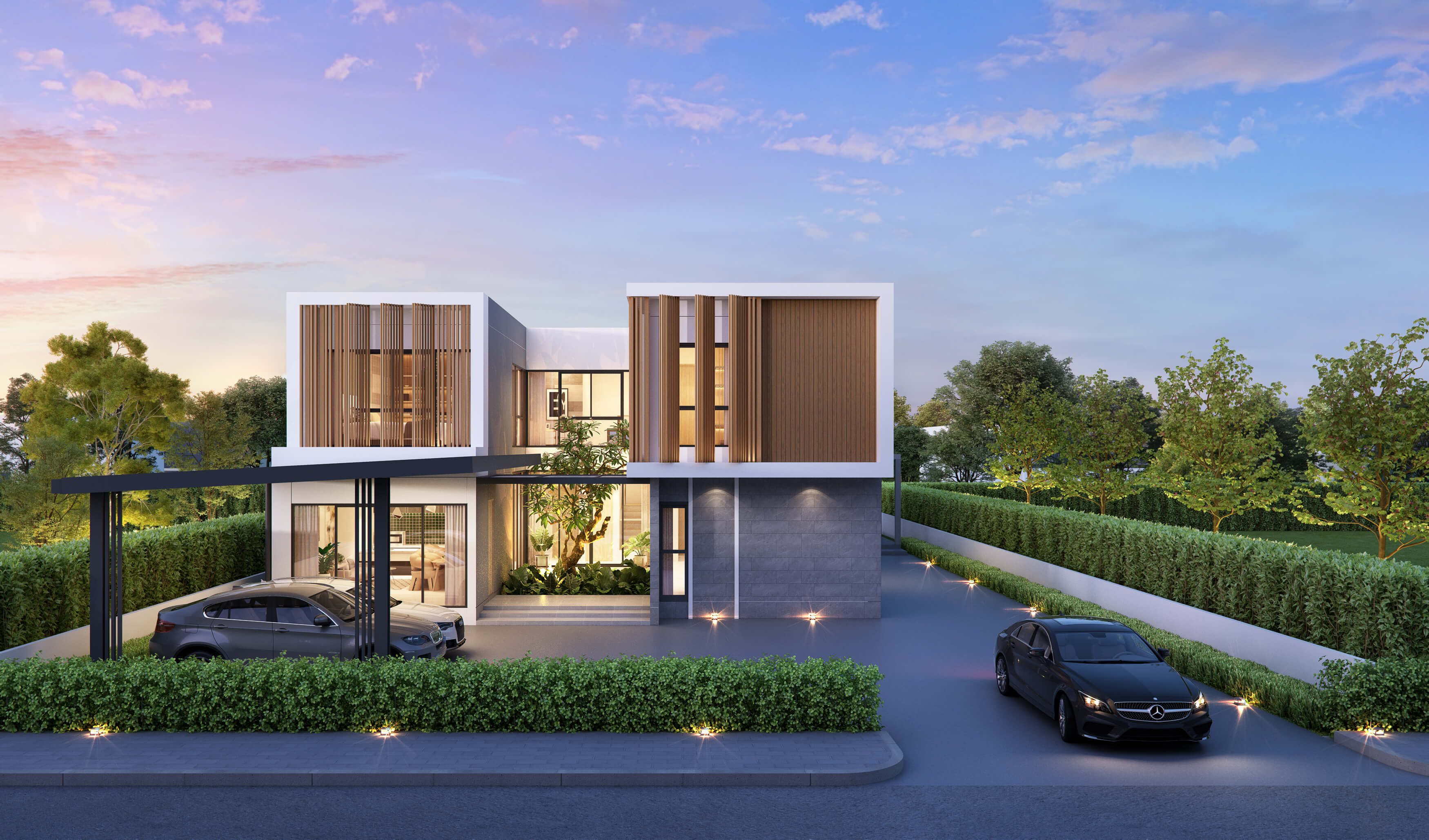 Modern Courtyard