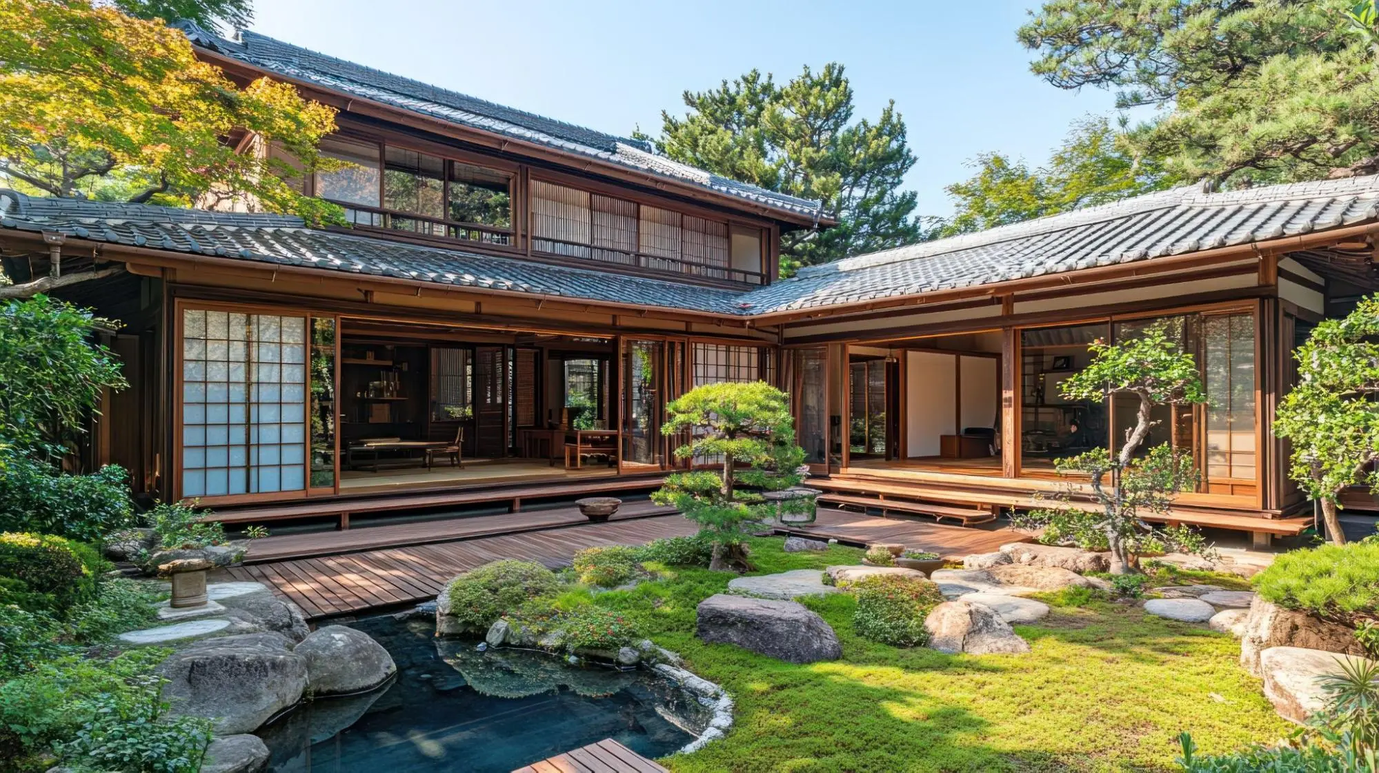 japanese-style-home-garden สวนสไตล์ญี่ปุ่น