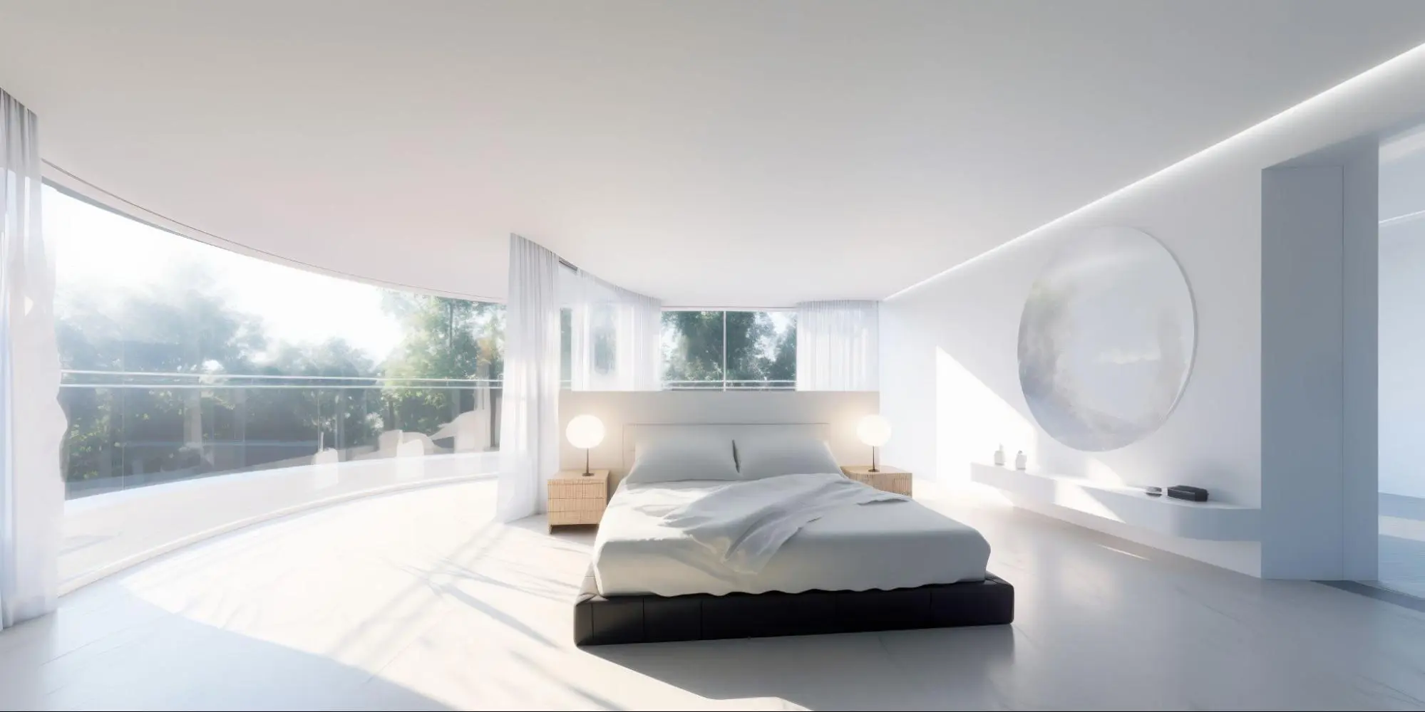 bedroom-flooring-modern-white กระเบื้องปูพื้นสีขาว