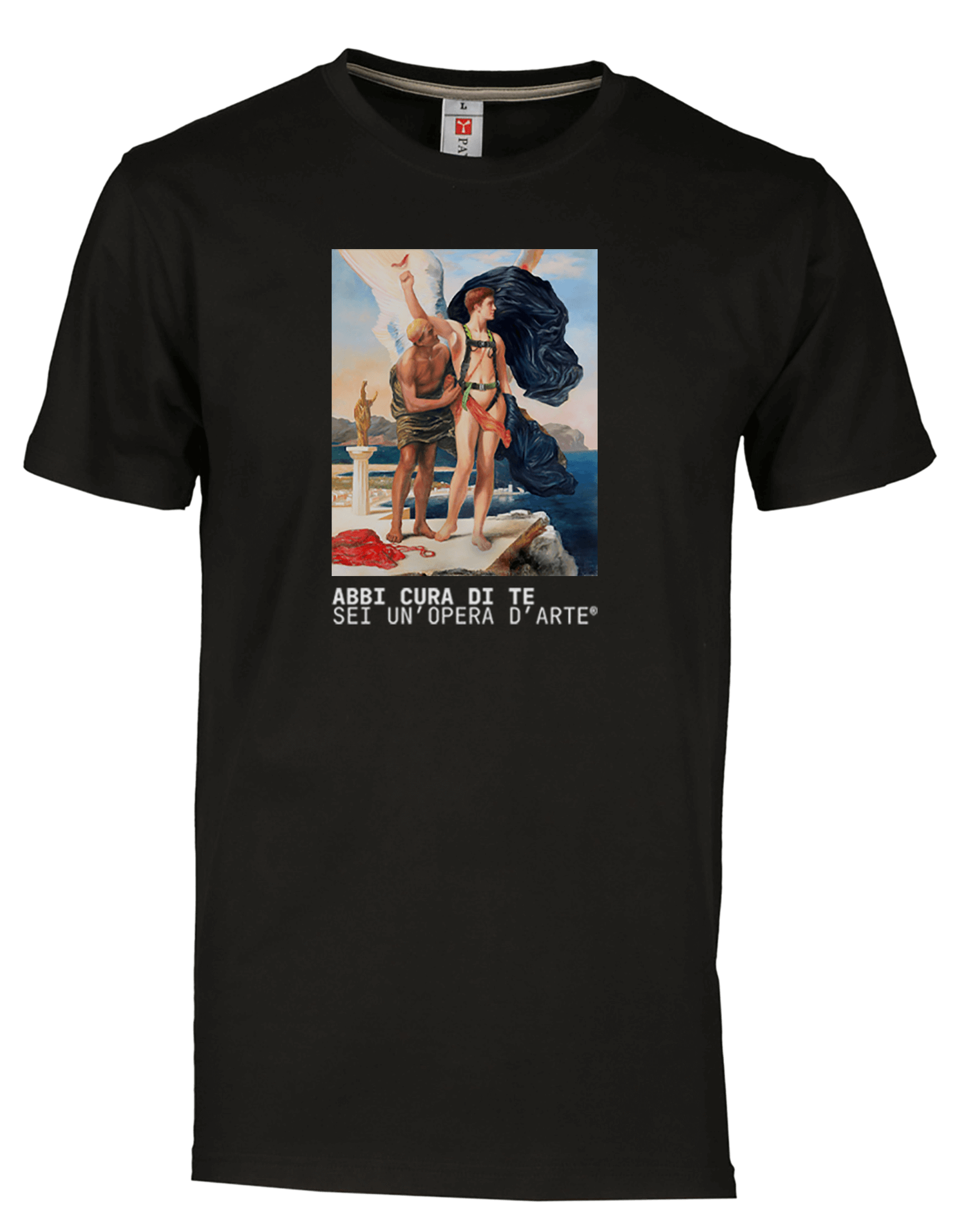 Mockup di una maglietta con opera