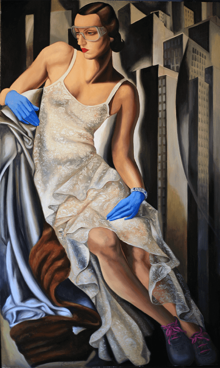 Madame Alan Bott veste i dpi offerti da Bulgari