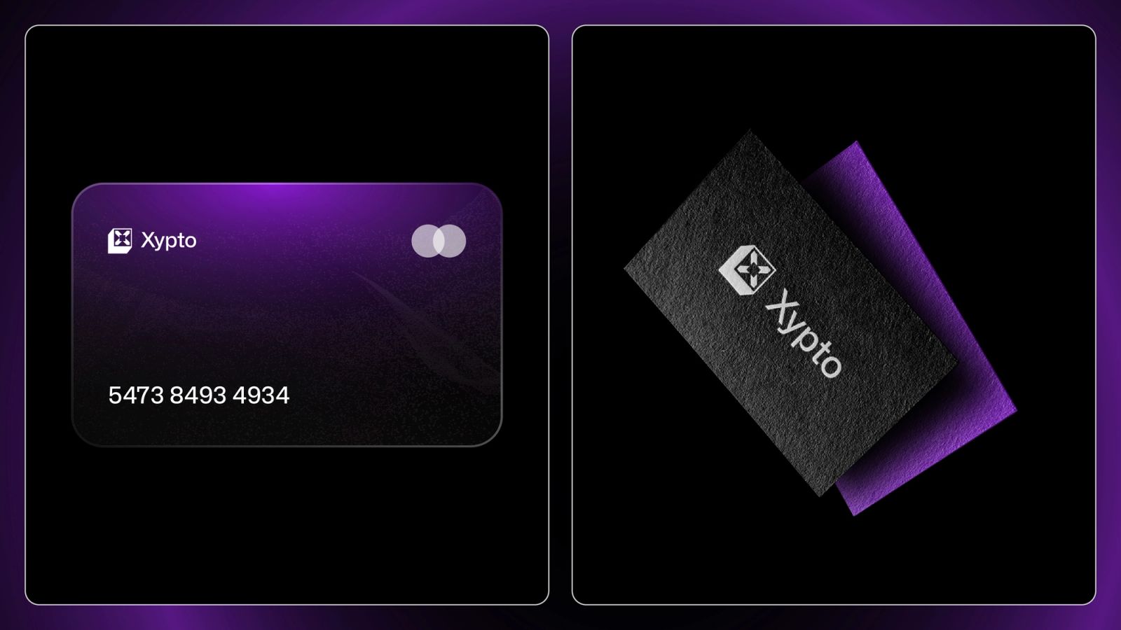 Digital card design and business card collateral