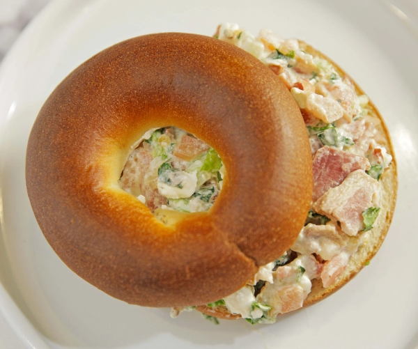 Chopped BLT Bagel Sandwich