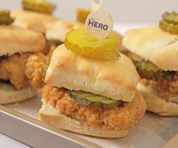 Fried Chicken Biscuit Sandwich