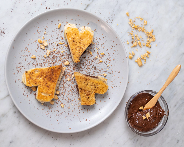 Chocolate Heart Sandwich