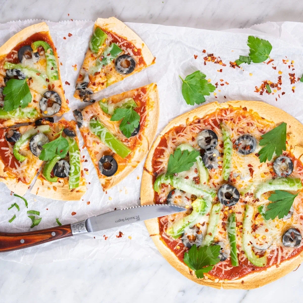 Tortilla Veggie Pizza