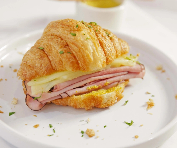 Ham & Cheese Croissant Sandwich