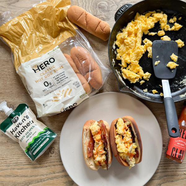 Scrambled Eggs Sandwiches with Haven's Kitchen Jalapeño Aioli