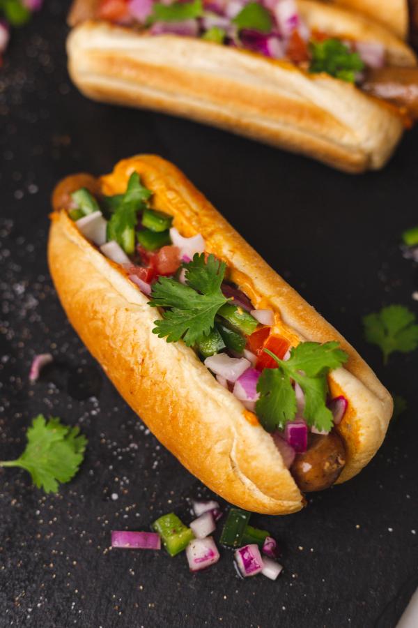 Pico de Gallo Hot Dog