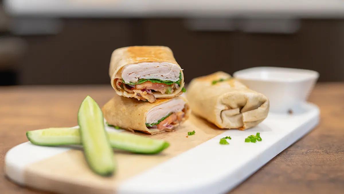 Turkey Club Wrap Recipe