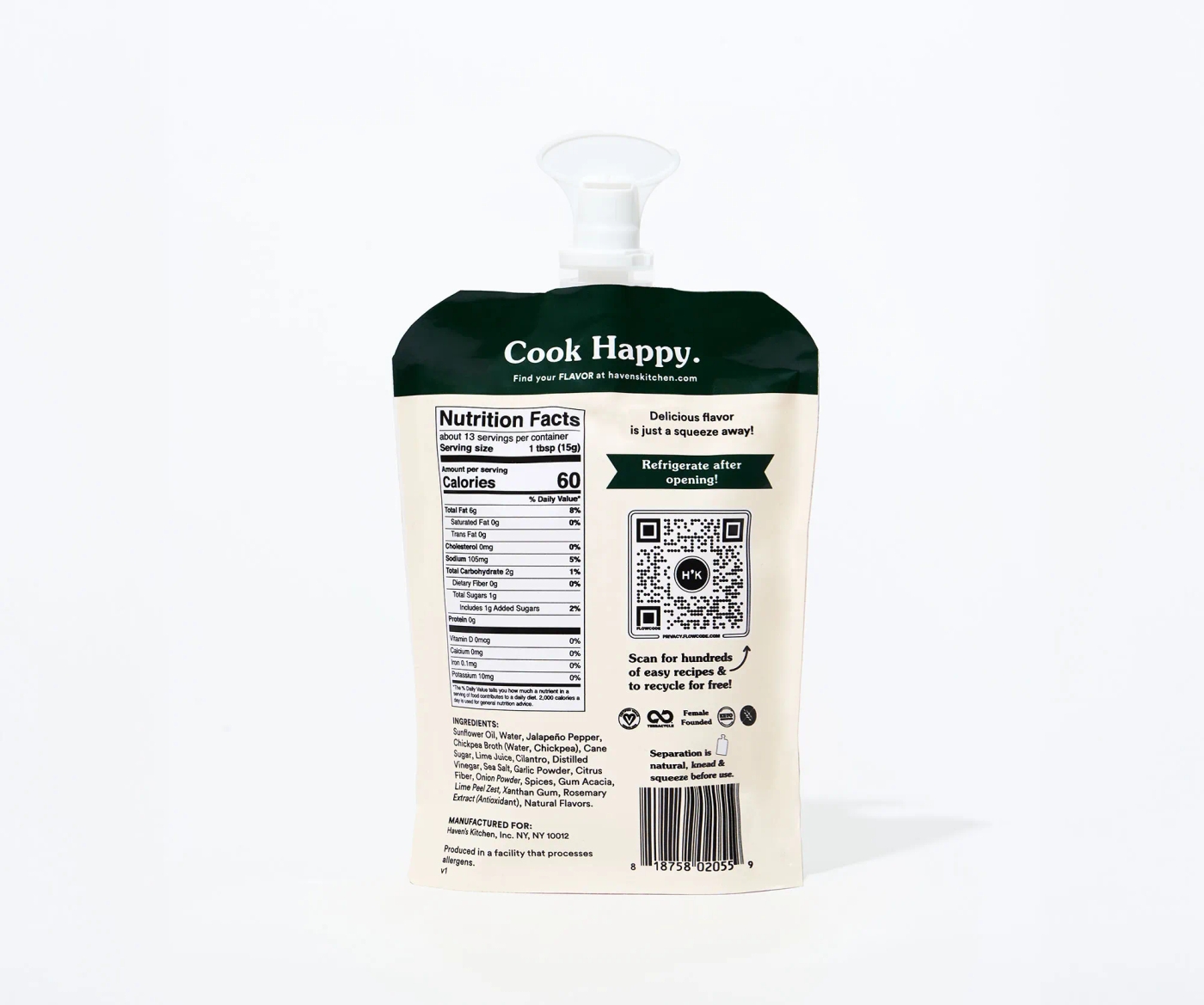 Haven's Kitchen Zesty Jalapeño Aioli - 2 pack