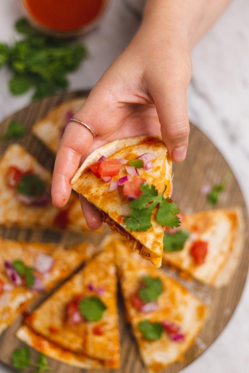 Fajitas on Hero Flour Tortillas