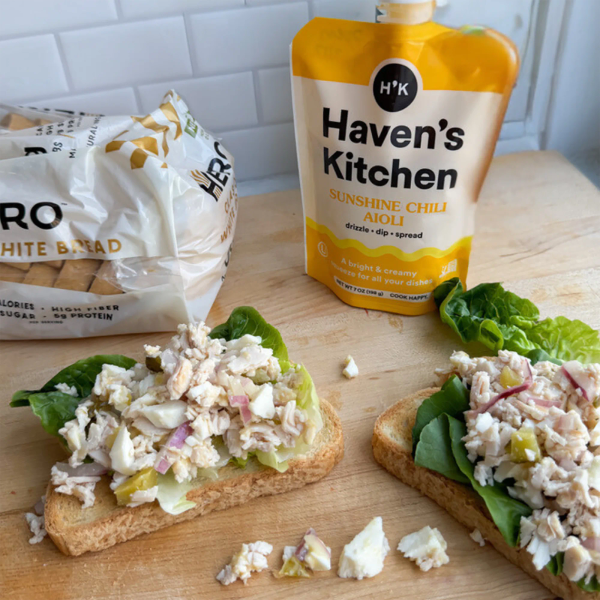 Little Italy Open-Faced Sandwich with Haven's Kitchen Aioli