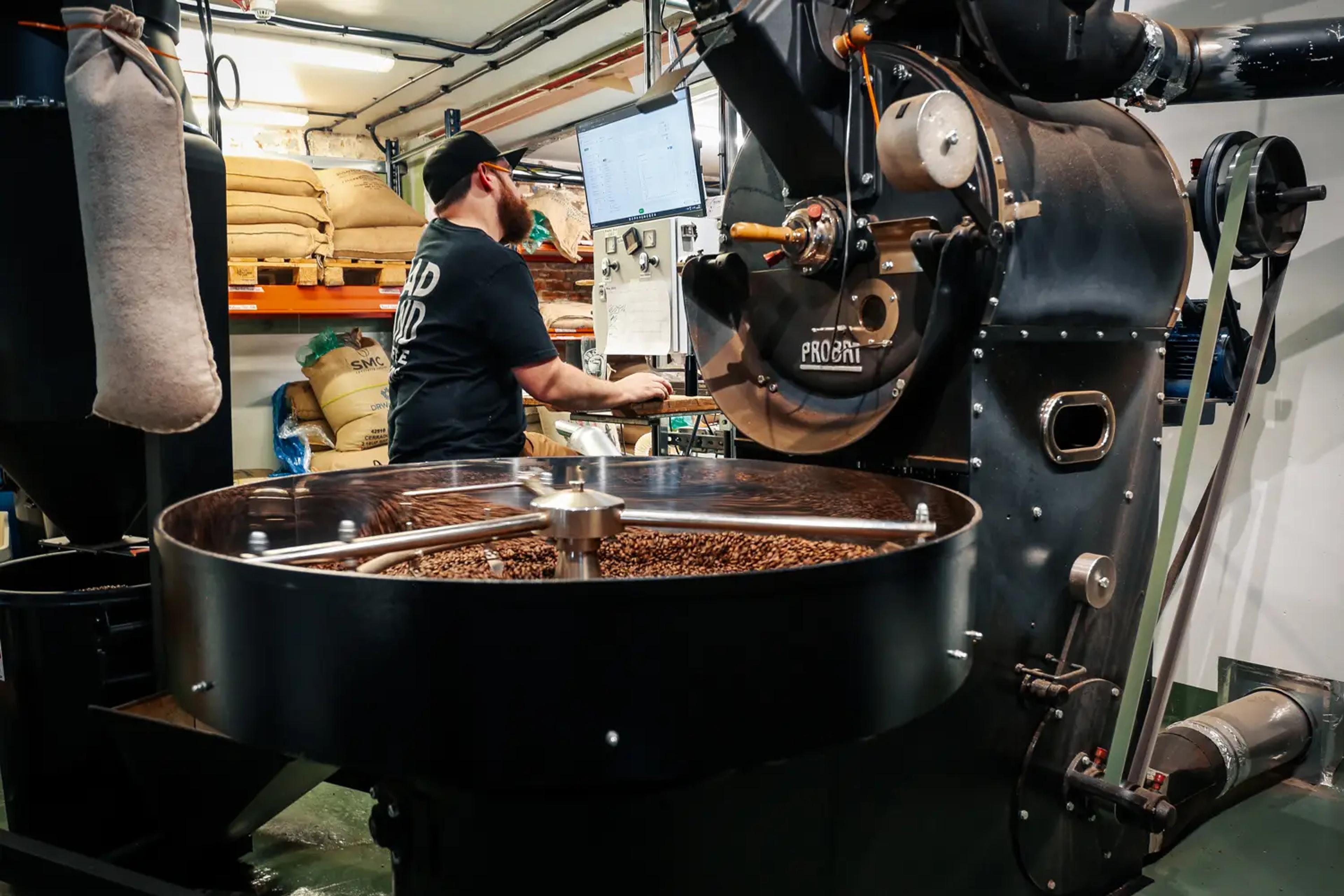 Probat UG22 coffee roaster, 1968