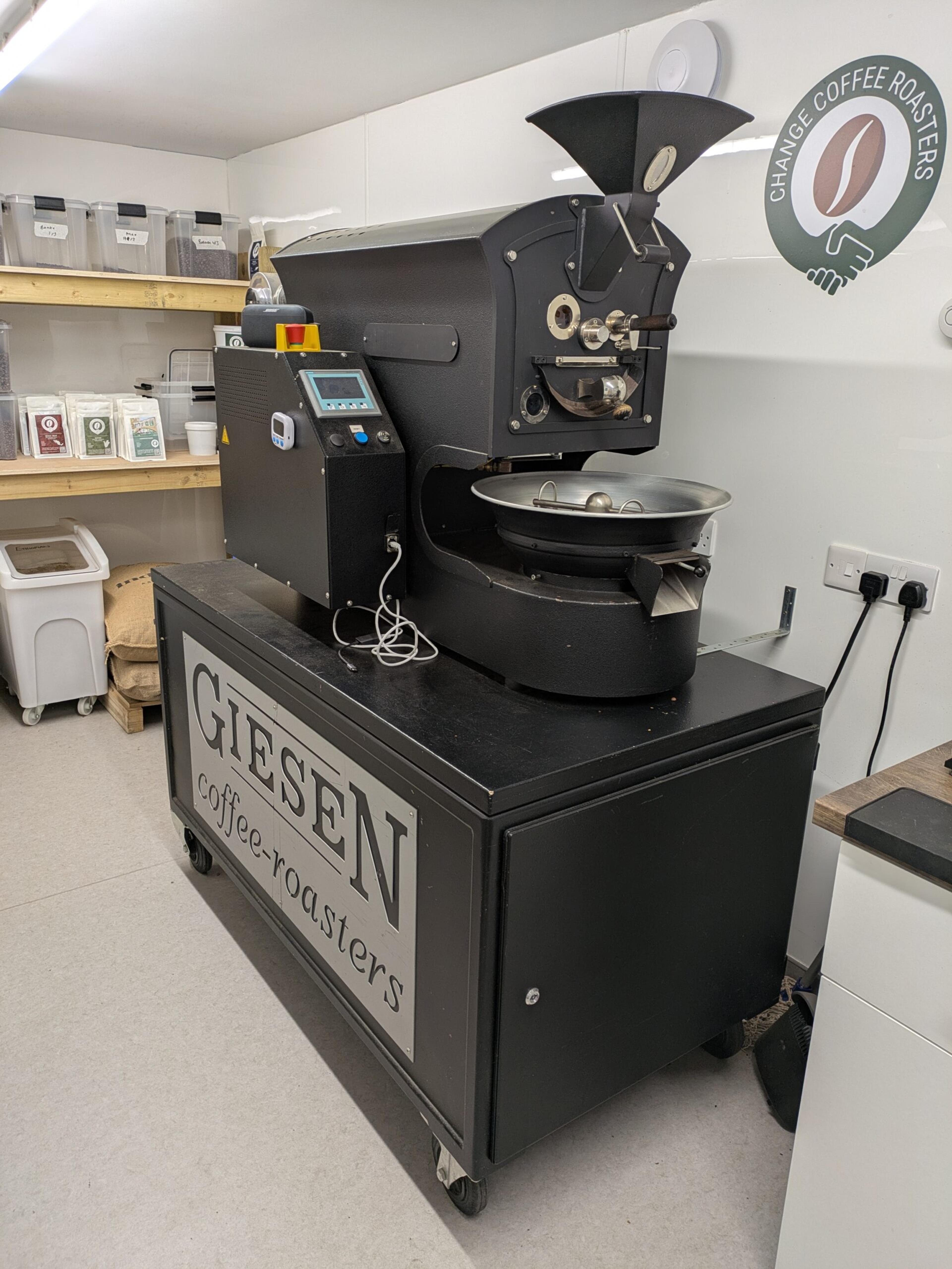 Giesen W1A Black coffee roaster, 2015