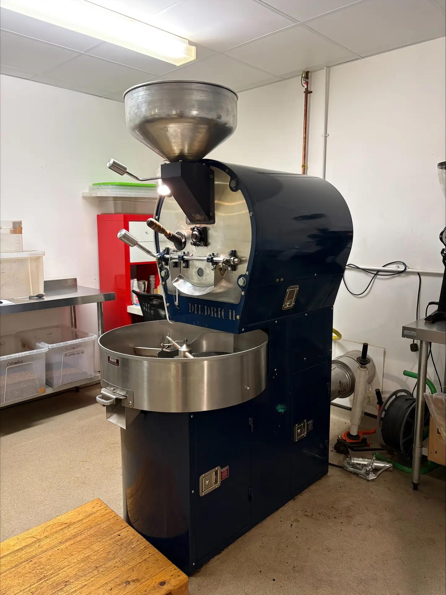 Diedrich IR12 Colour - Blue coffee roaster, 2013