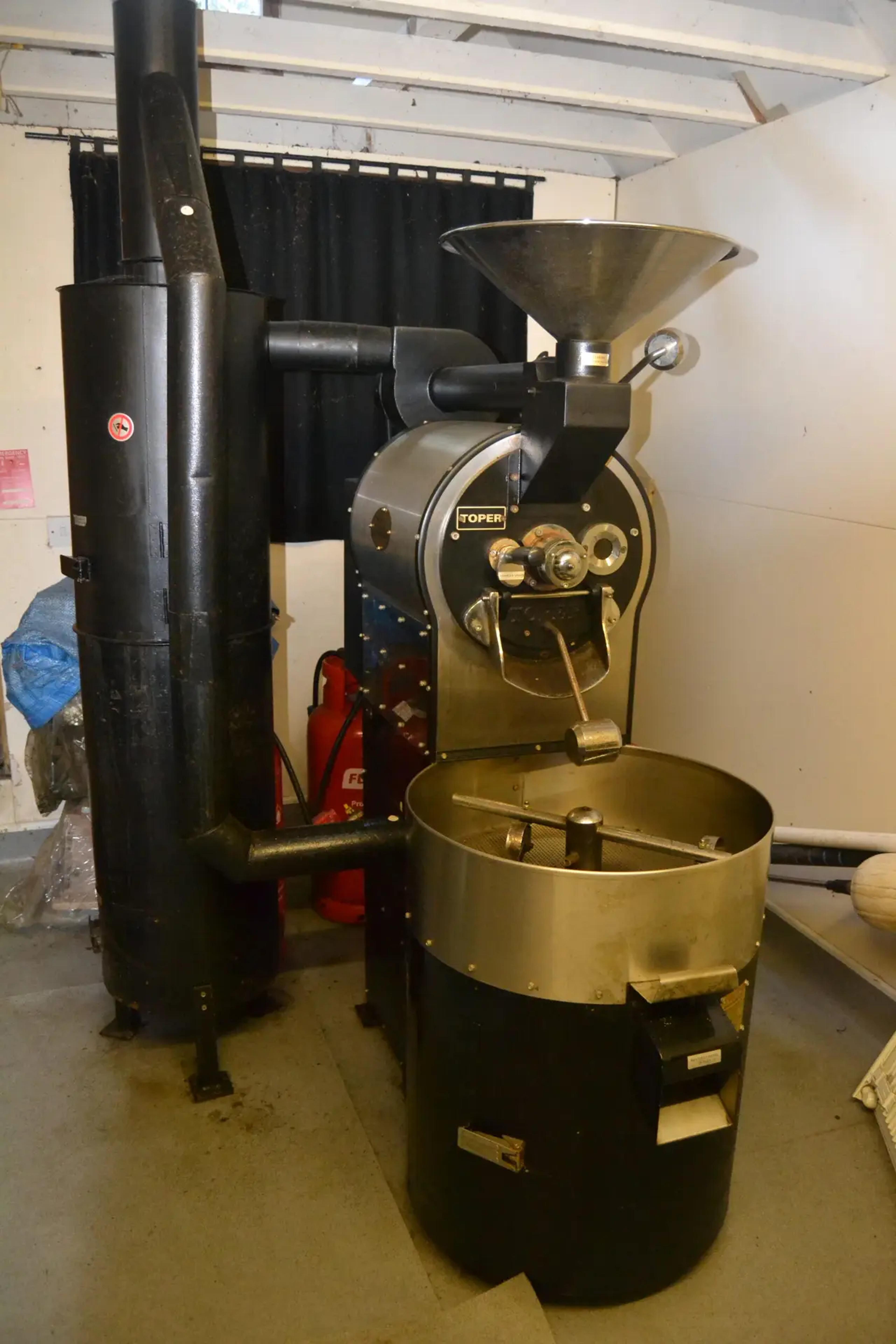 Toper 5kg, black in colour coffee roaster, 2008
