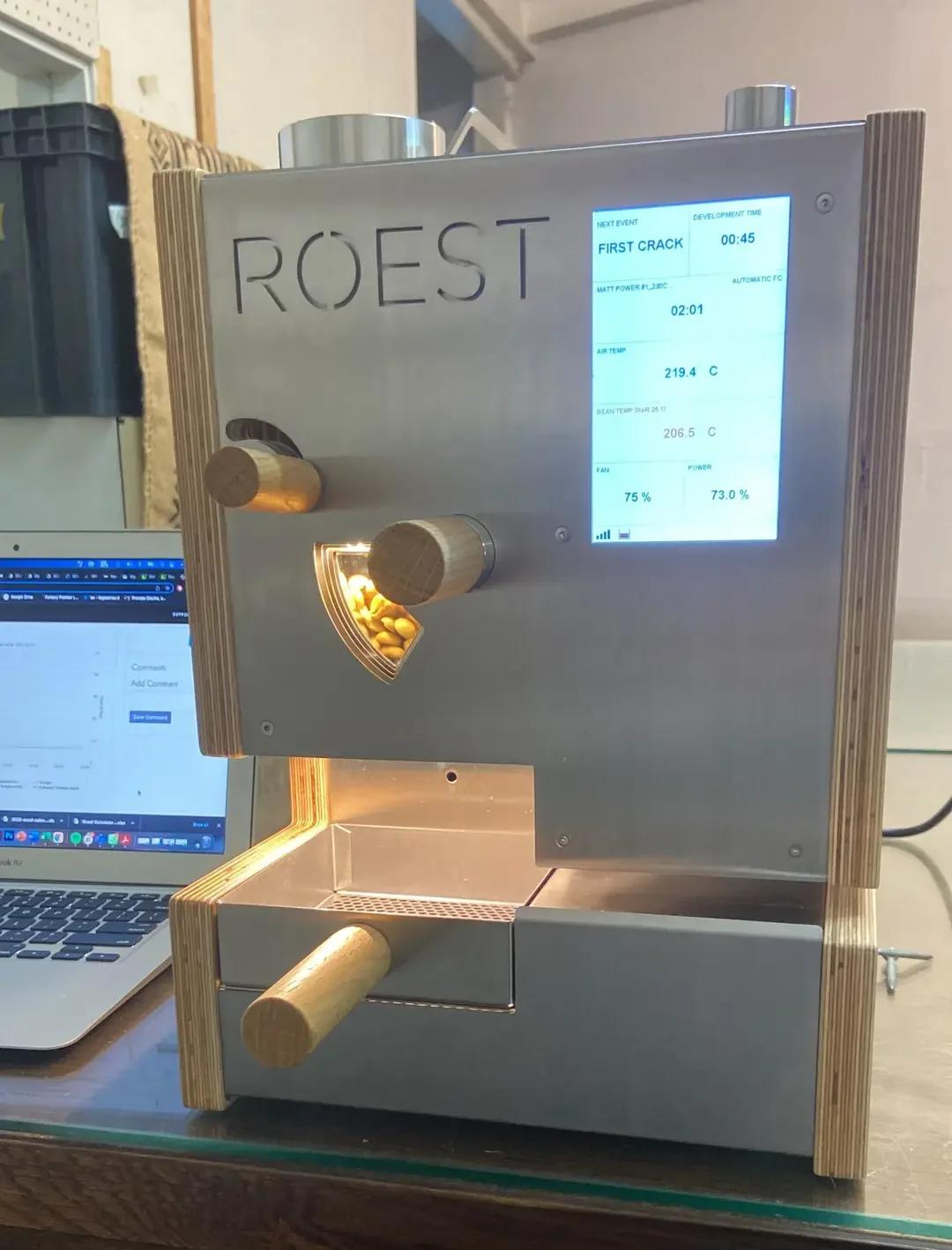 Roest L100 in Wood coffee roaster, 2021