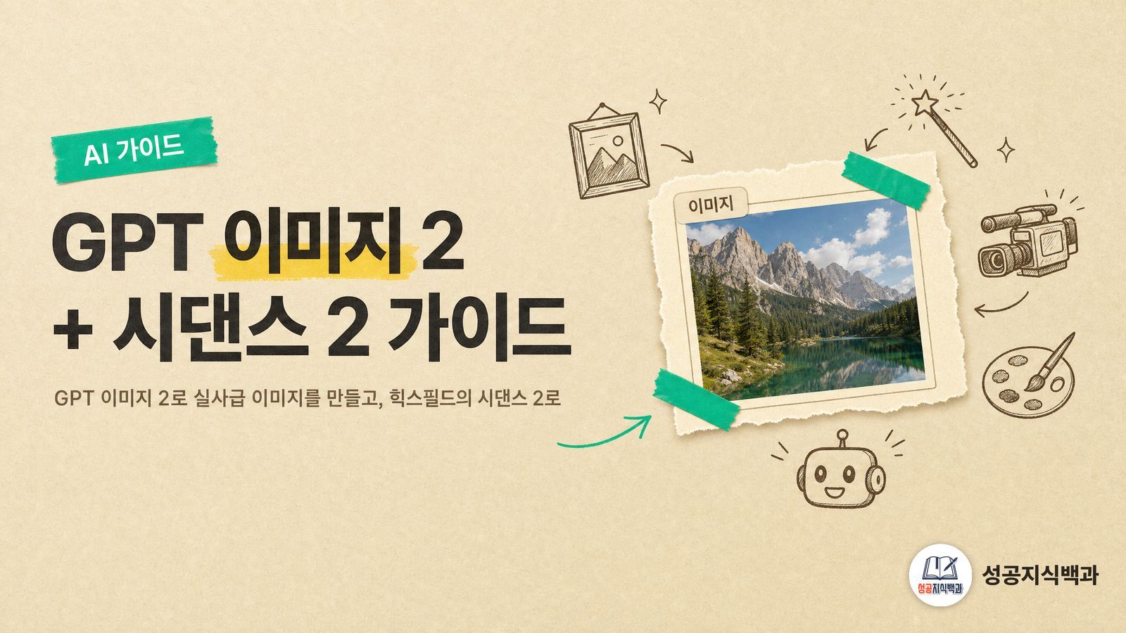 GPT 이미지 2 + 시댄스 2 가이드 커버 이미지