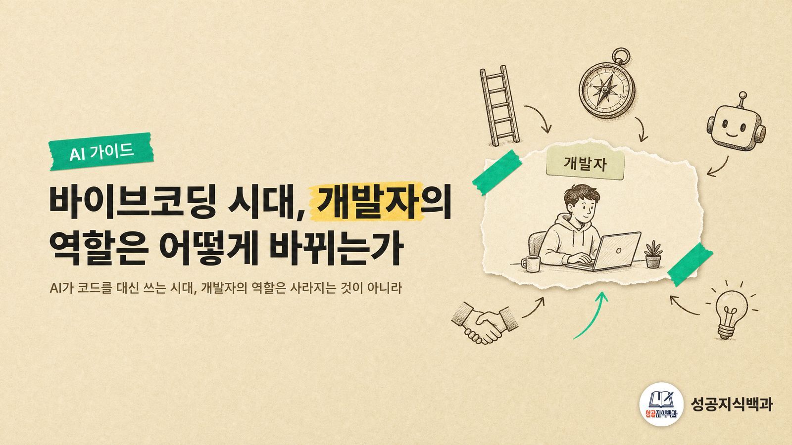 바이브코딩 시대, 개발자의 역할은 어떻게 바뀌는가 커버 이미지