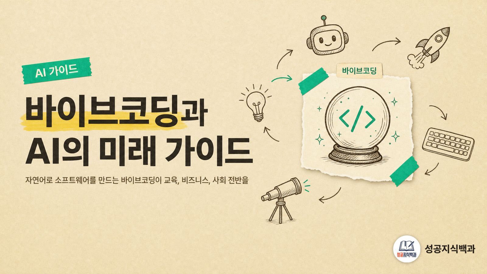 바이브코딩과 AI의 미래 가이드 커버 이미지