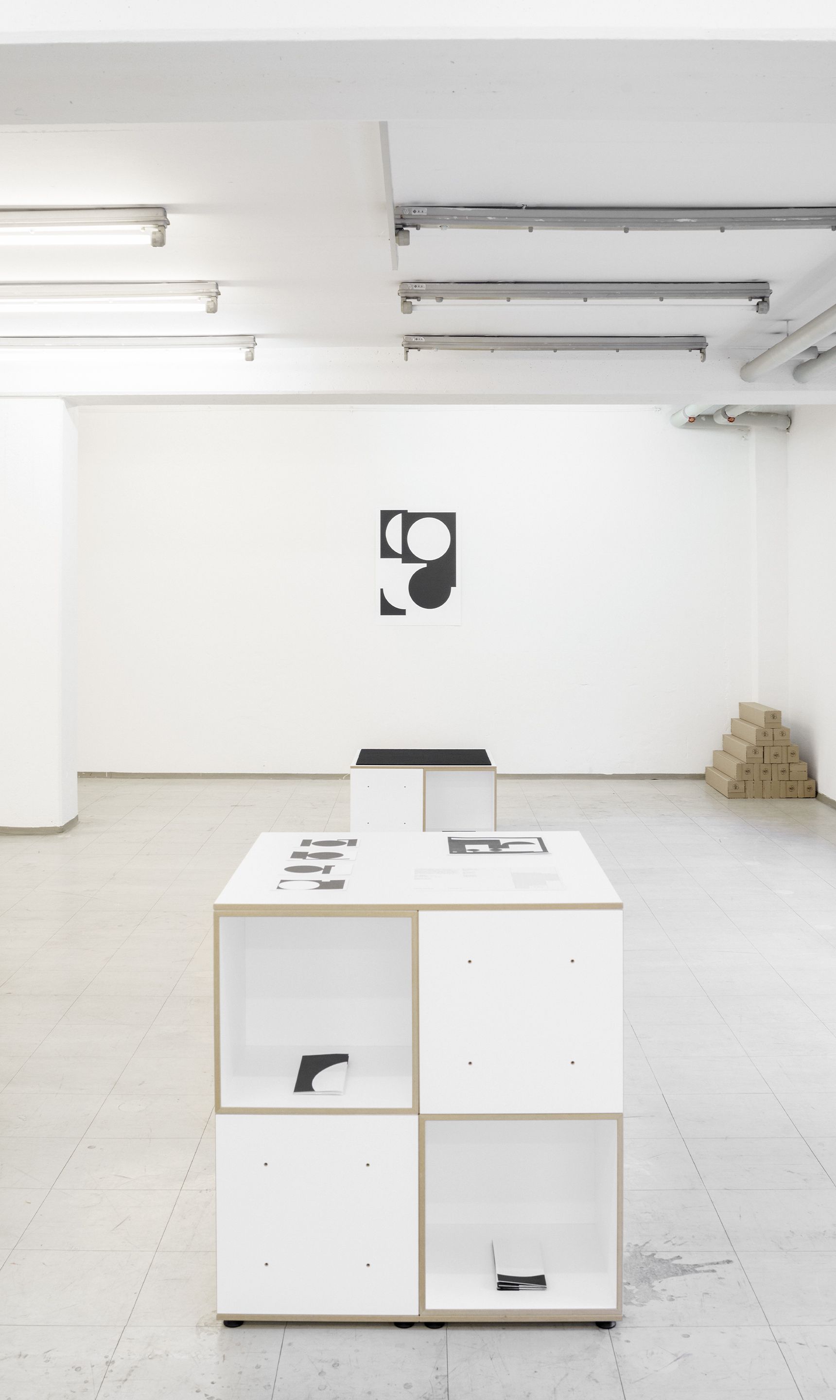 Screen print, I build my house, Exhibition View